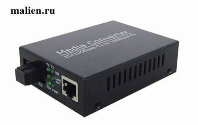 Фото Конвертеры Fast Ethernet - оптика WDM Двухволновые