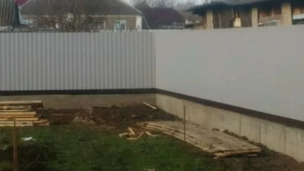 Фото Строительство забора