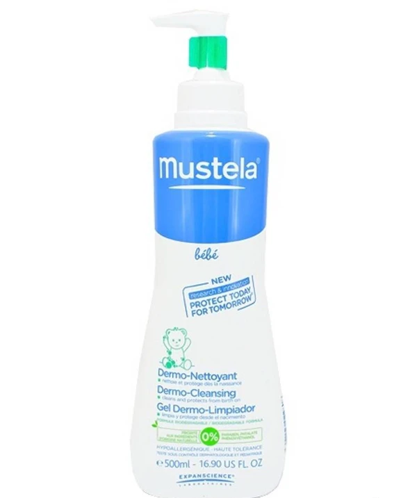 Фото Гель для мытья новорожденных Мустела 500мл Mustela bebe