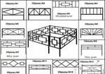 фото Металлические ритуальные ограды