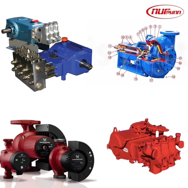 Фото Насосное оборудование: NOV Mission, Halliburton, SPM Flow, CAT Pumps, Grundfos