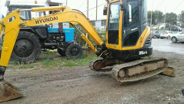 Фото Сдаём в аренду Мини экскаватор Hyundai R35Z-9