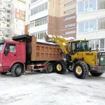 Уборка вывоз снега в Томске, Северске