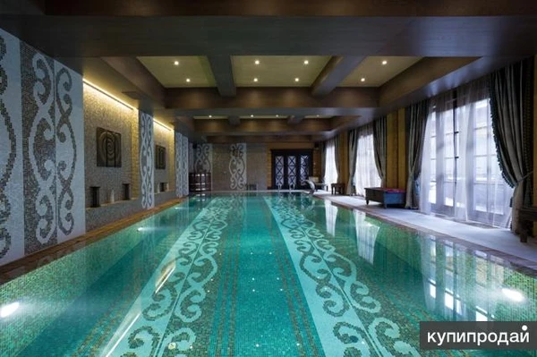 Фото Панно из мраморной и стеклянной мозаики