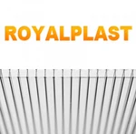 фото Поликарбонат "royalplast" 8 мм "Прозрачный"