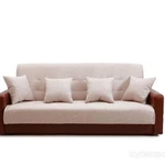 Фото №3 Диван Книжка Рогожка серая