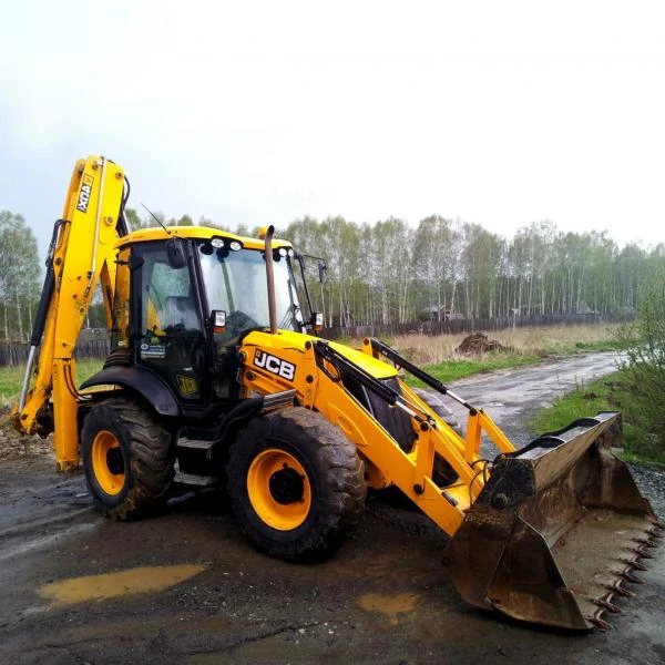 Фото ЭП Экскаватор-погрузчик jcb ямобур вилы гидромолот ковши