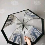 Прозрачный зонт для фотосессии