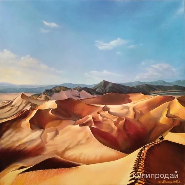 Фото Картина "Сахара" х,м, 60х60см, Татьяна Белопухова