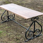 Фото №2 Стол садовый «ЛОЗА» (2 м)