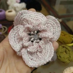 Фото №4 Резинка для волос "Цветок" Billioncrochet ручная работа