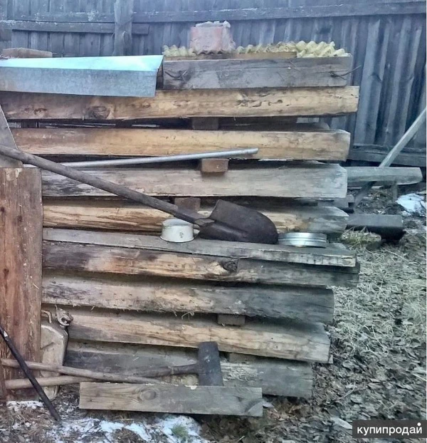 Фото ДОСКА - БРУС НЕОБРЕЗНОЙ ПЛАХА, ПРОЧНАЯ, КРЕПКАЯ, ТОЛСТАЯ, толщина 10см, 100мм