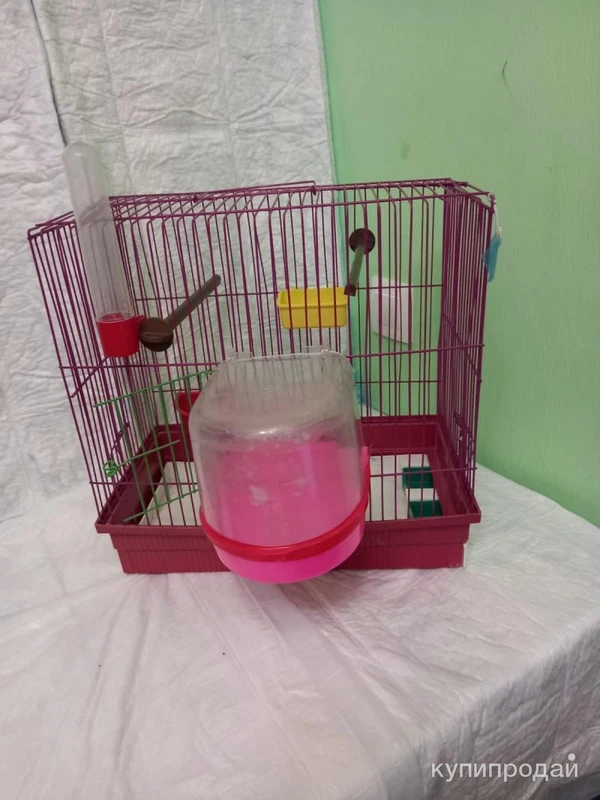 Фото Продаю компактные клетки для птиц и аксессуары