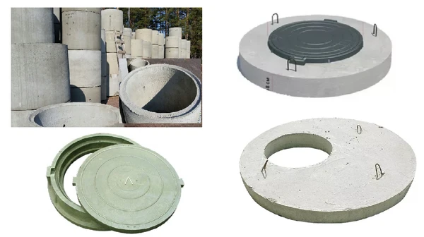 Фото ЖБ кольца (для колодца и для канализации) в Выборге