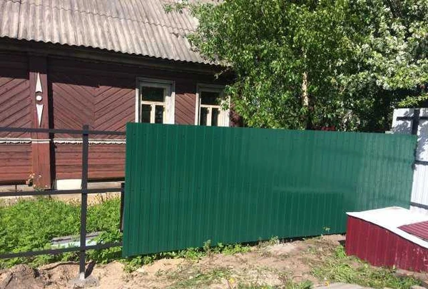 Фото Заборы из профнастила