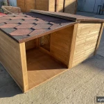 Фото №5 Утепленная будка для собаки с верандой