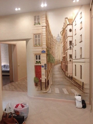 Фото Шпатлевка,обои,декоративный кирпич