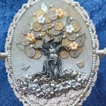 Фото №5 Панно,,Денежное дерево,,Зеркало,,