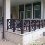 Фото №4 Перила из дерева