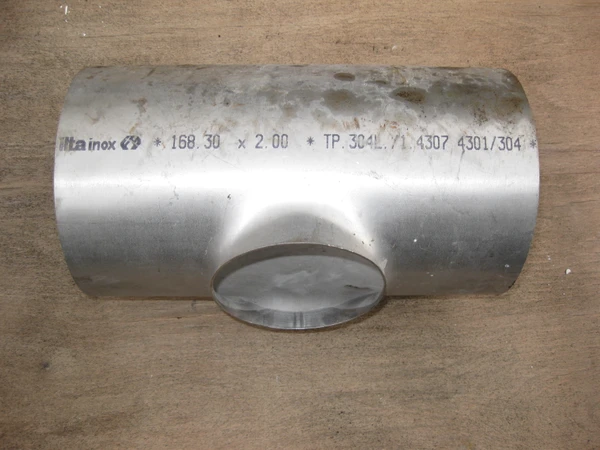 Фото Тройники нержавеющие​ 168 х 114 х 2