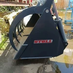 Фото №2 Ковш с захватом Stoll Германия Штолль на фронтальный навесной погрузчик с еврорамкой