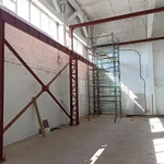 фото Монтаж крановой эстакады для мостового крана, кран-балки.