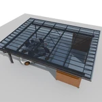 Фото №3 Навесы, ворота, козырьки, конструкции, лестницы