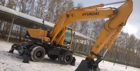 Фото Колесный экскаватор Hyindai R210W-9S