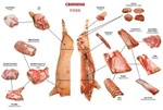 фото Свиная разделка, окорок, лопатка, шея, грудинка. рагу, ребра