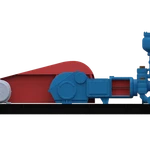 Фото №2 Насосный агрегат АН-125 с электродвигателем ВЗИ на раме
