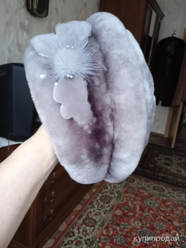 Фото Шапка женская. Мутон.