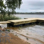 Фото №3 Понтон на стальной раме для пирса, яхтенного причала