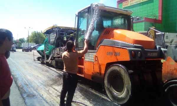 Фото Асфальтирование дорог 