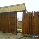 Фото №2 Изготовление заборов и оград из стволов и веток