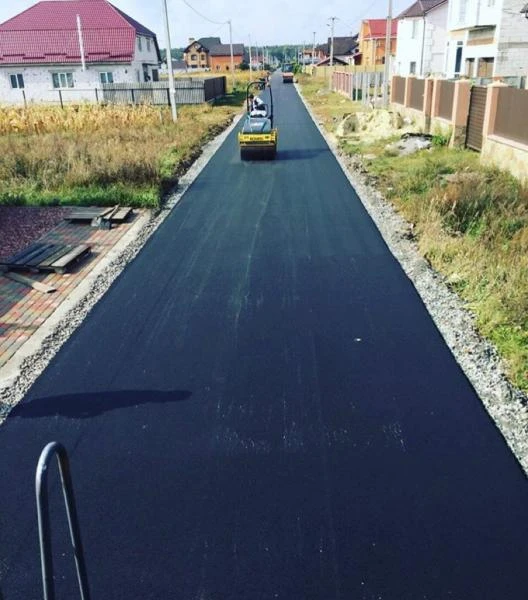 Фото Асфальтирование дорог, укладка асфальта