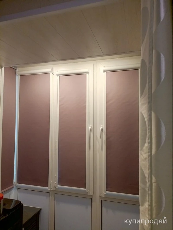 Фото Рулонные шторы для лоджий и балконов