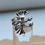 Фото №5 Кольцо серебряное Дракон с крыльями.