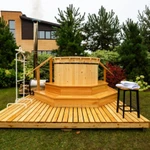 Фото №4 Купели из лиственницы. дуба, кедра премиум класса, производитель.