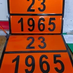 фото Табличка опасный груз 23-1965 пропан-бутановая смесь