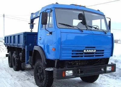 Фото КамАЗ 45143 самосвал с/х с манипулятором Тадано г/п 3т.