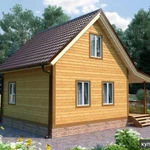 Фото №9 Строим деревянные дачный домики эконом класса