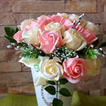 Фото №2 Композиции и букеты из мыльных роз.