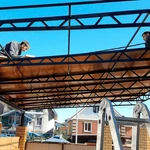 Установка Навесов, Монтаж