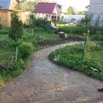 Фото №2 Укладка тротуарной плитки, брусчатки, бордюров