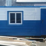 фото бытовка на полозьях, вагончик на лыжах