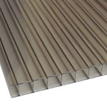 фото Сотовый поликарбонат ТМ Polygal бронза 8мм Колибри