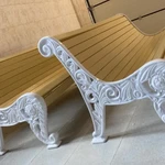 Фото №4 Скамейка чугунная «НЕСКУЧНЫЙ САД» (2 м)