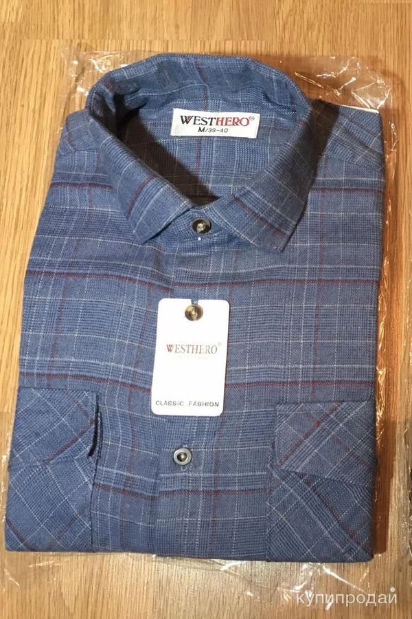 Фото Новые тёплые мужские байковые рубашки