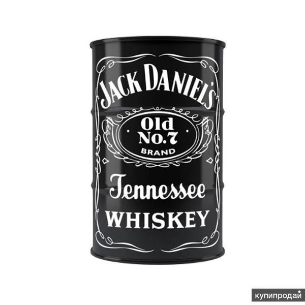 Фото Бочка железная 60 л дизайнерская "Jack Daniels"