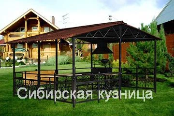 Фото Беседки сварные и кованые для дачи, дома на заказ